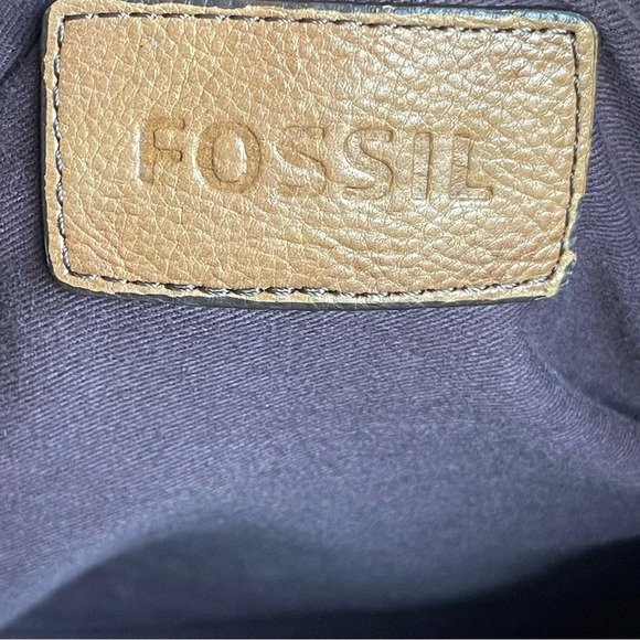 Fossil Vintage Reissue Tan Leather Satchel Shoulder Bag Business Shoulder Bag - Picture 11 of 16